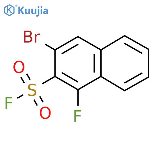 3-Bromo-1-fluoronaphthalene-2-sulfonyl fluoride structure
