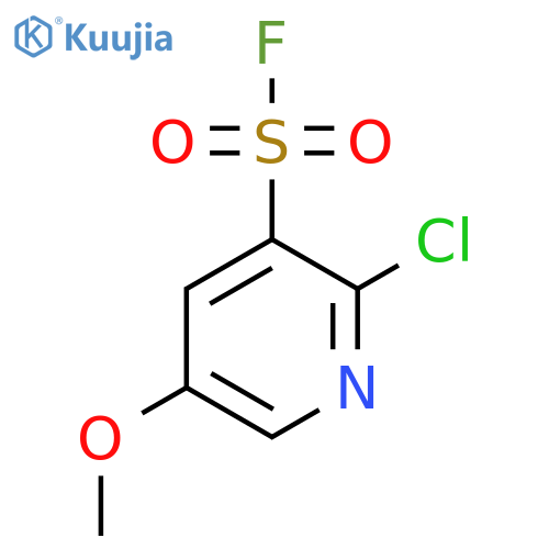 2-Chloro-5-methoxypyridine-3-sulfonyl fluoride structure