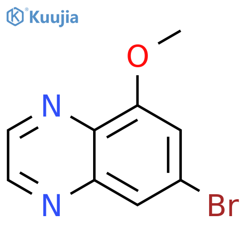 7-bromo-5-methoxyquinoxaline structure