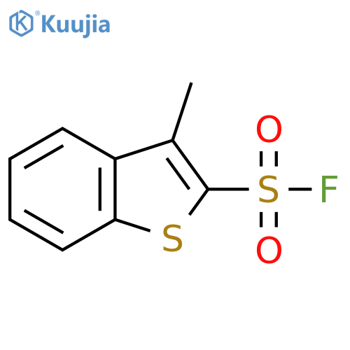 3-Methyl-1-benzothiophene-2-sulfonyl fluoride structure