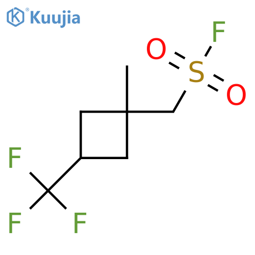 1-methyl-3-(trifluoromethyl)cyclobutylmethanesulfonyl fluoride structure