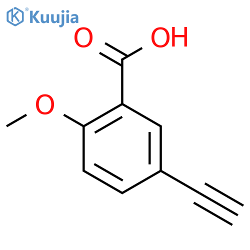 5-Ethynyl-2-methoxybenzoic acid structure