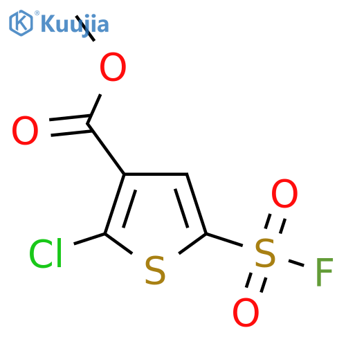 Methyl 2-chloro-5-(fluorosulfonyl)thiophene-3-carboxylate structure