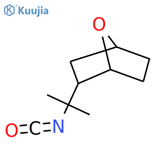 2-(2-isocyanatopropan-2-yl)-7-oxabicyclo2.2.1heptane structure