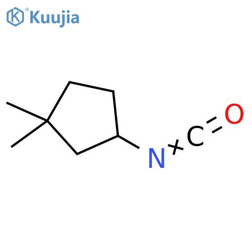 3-isocyanato-1,1-dimethylcyclopentane structure