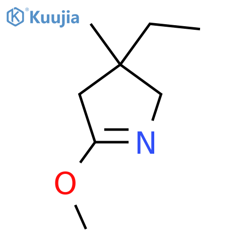 3-ethyl-5-methoxy-3-methyl-3,4-dihydro-2H-pyrrole structure