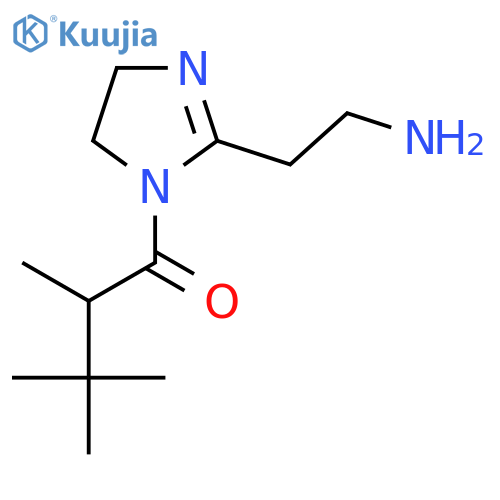 1-2-(2-aminoethyl)-4,5-dihydro-1H-imidazol-1-yl-2,3,3-trimethylbutan-1-one structure