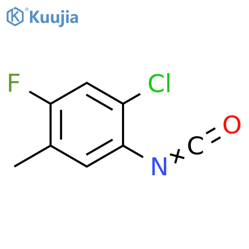 1-chloro-5-fluoro-2-isocyanato-4-methylbenzene structure