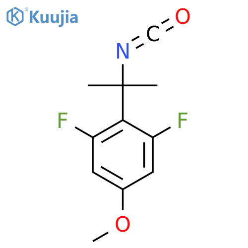 1,3-Difluoro-2-(2-isocyanatopropan-2-yl)-5-methoxybenzene structure