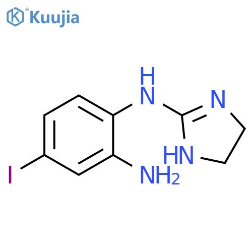 1,2-Benzenediamine, N1-(4,5-dihydro-1H-imidazol-2-yl)-4-iodo- structure