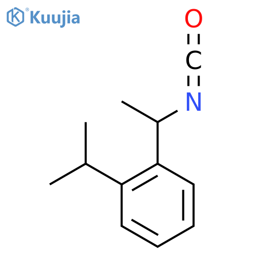 1-(1-isocyanatoethyl)-2-(propan-2-yl)benzene structure