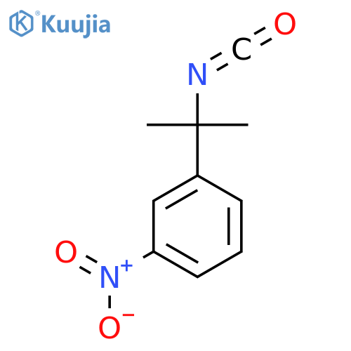1-(2-isocyanatopropan-2-yl)-3-nitrobenzene structure