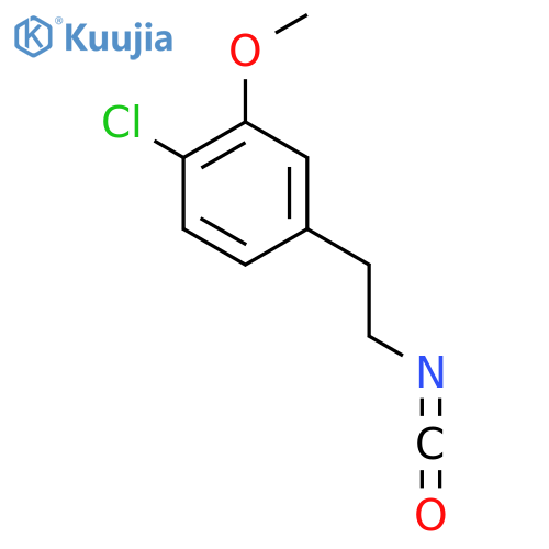 1-chloro-4-(2-isocyanatoethyl)-2-methoxybenzene structure