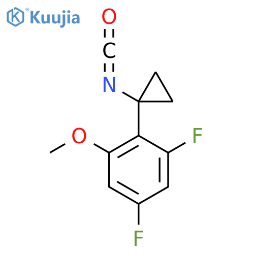 1,5-Difluoro-2-(1-isocyanatocyclopropyl)-3-methoxybenzene structure