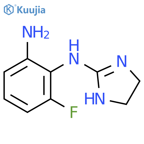 1,2-Benzenediamine, N2-(4,5-dihydro-1H-imidazol-2-yl)-3-fluoro- structure