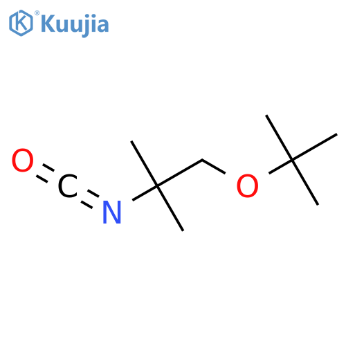 1-(tert-butoxy)-2-isocyanato-2-methylpropane structure