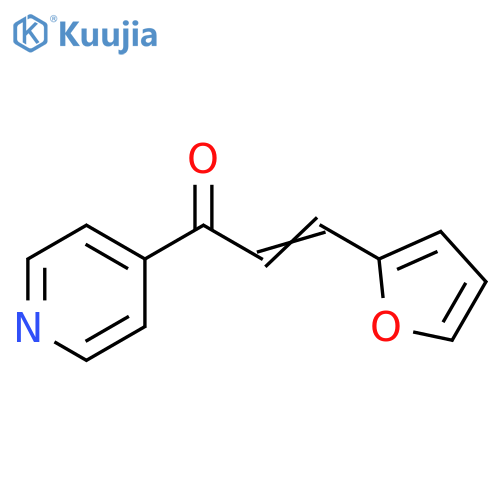 2-Propen-1-one, 3-(2-furanyl)-1-(4-pyridinyl)- structure