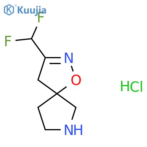 3-(Difluoromethyl)-1-oxa-2,7-diazaspiro[4.4]non-2-ene hydrochloride structure