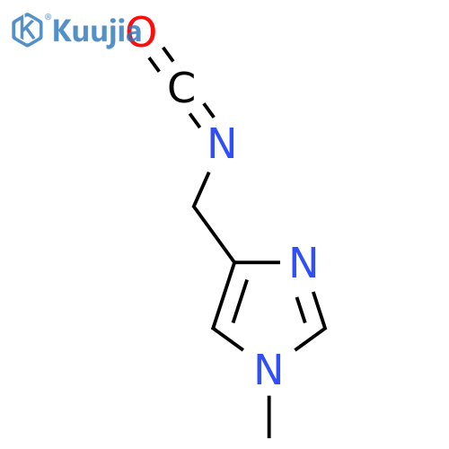 4-(isocyanatomethyl)-1-methyl-1H-imidazole structure