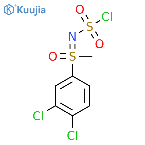 (chlorosulfonyl)imino(3,4-dichlorophenyl)methyl-lambda6-sulfanone structure