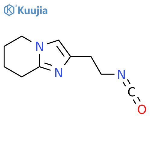 2-(2-isocyanatoethyl)-5H,6H,7H,8H-imidazo1,2-apyridine structure