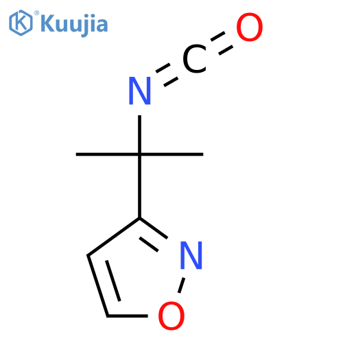 3-(2-Isocyanatopropan-2-yl)-1,2-oxazole structure
