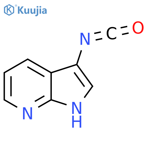 3-isocyanato-1H-pyrrolo2,3-bpyridine structure