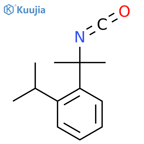 1-(2-isocyanatopropan-2-yl)-2-(propan-2-yl)benzene structure