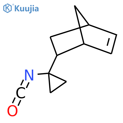 5-(1-Isocyanatocyclopropyl)bicyclo[2.2.1]hept-2-ene structure