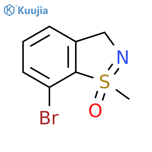 7-bromo-1-methyl-3H-1lambda6,2-benzothiazol-1-one structure