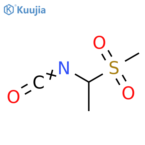 Ethane, 1-isocyanato-1-(methylsulfonyl)- structure