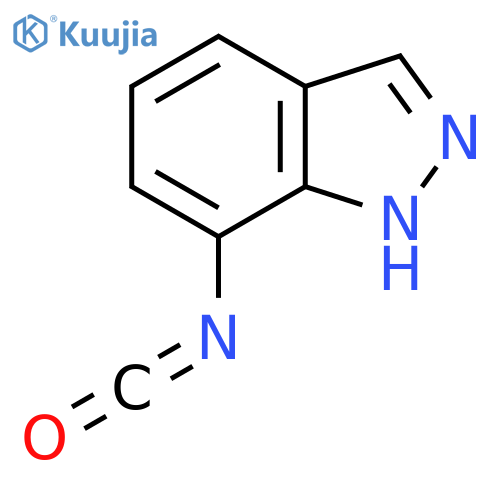 7-isocyanato-1H-indazole structure