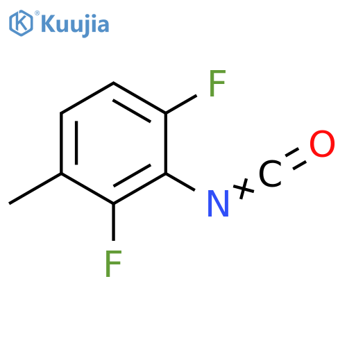 1,3-difluoro-2-isocyanato-4-methylbenzene structure