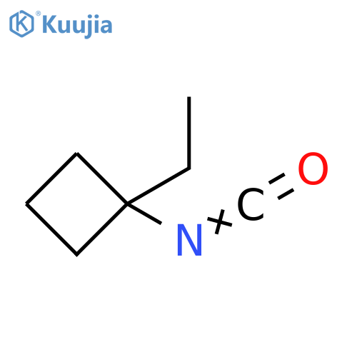 1-ethyl-1-isocyanatocyclobutane structure