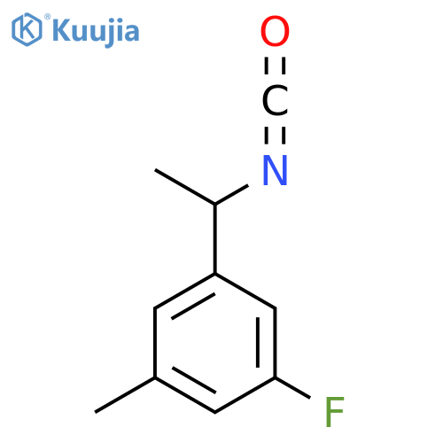 1-fluoro-3-(1-isocyanatoethyl)-5-methylbenzene structure