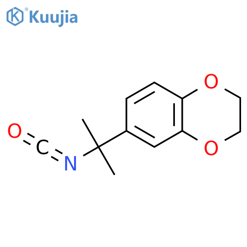 6-(2-isocyanatopropan-2-yl)-2,3-dihydro-1,4-benzodioxine structure