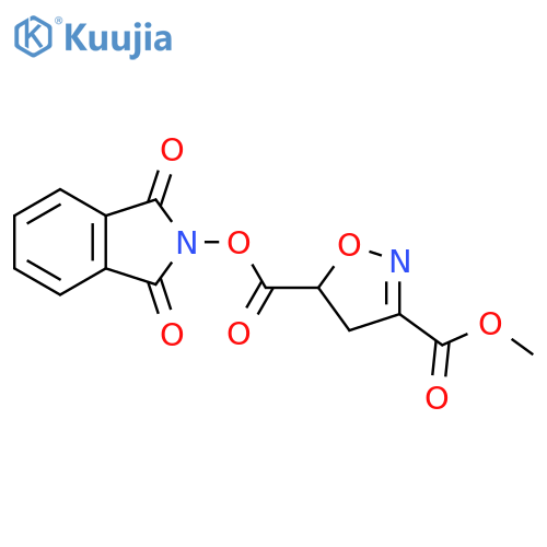 5-(1,3-dioxo-2,3-dihydro-1H-isoindol-2-yl) 3-methyl 4,5-dihydro-1,2-oxazole-3,5-dicarboxylate structure