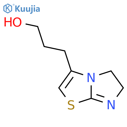 3-{5H,6H-imidazo2,1-b1,3thiazol-3-yl}propan-1-ol structure