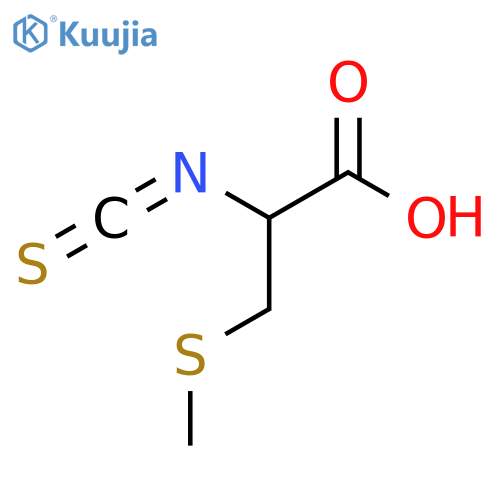 2-isothiocyanato-3-(methylsulfanyl)propanoic acid structure
