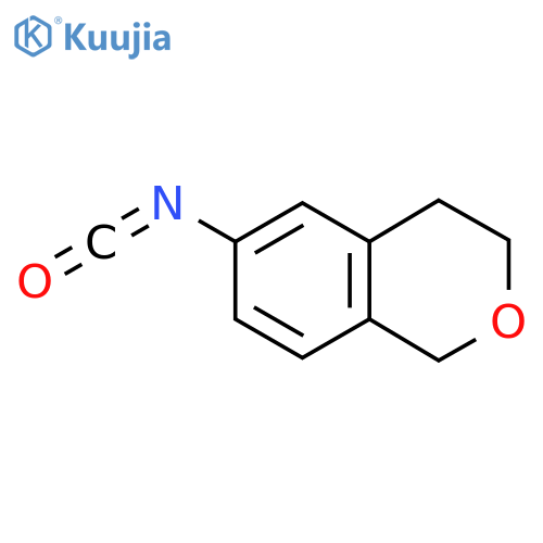 6-isocyanato-3,4-dihydro-1H-2-benzopyran structure