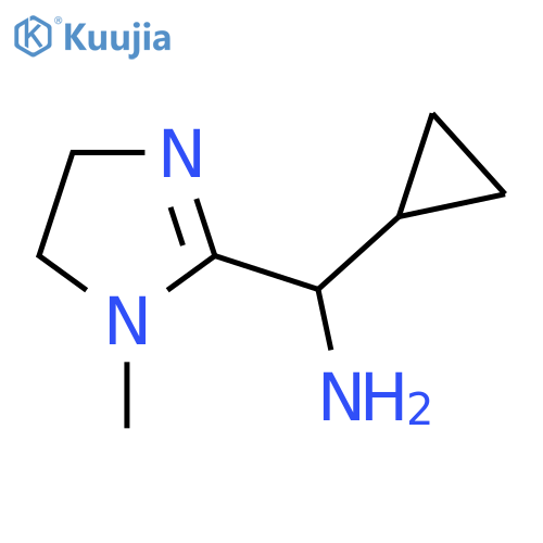 cyclopropyl(1-methyl-4,5-dihydro-1H-imidazol-2-yl)methanamine structure