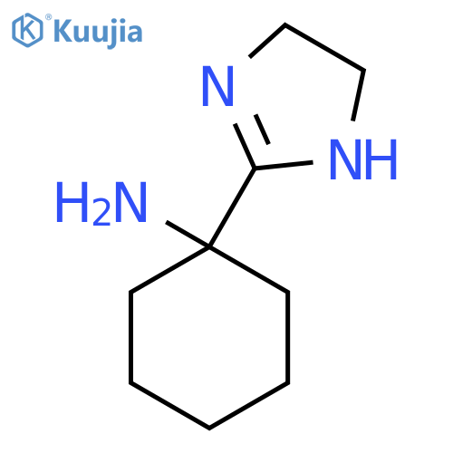 1-(4,5-dihydro-1H-imidazol-2-yl)cyclohexan-1-amine structure