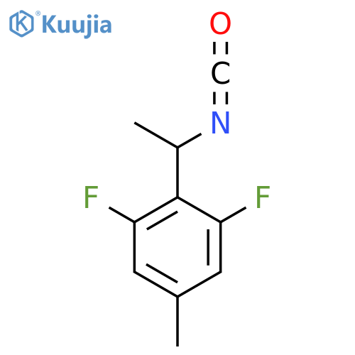 1,3-difluoro-2-(1-isocyanatoethyl)-5-methylbenzene structure