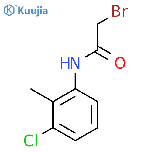 2-Bromo-N-(3-chloro-2-methylphenyl)acetamide structure