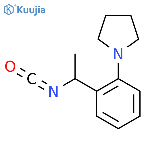 1-2-(1-isocyanatoethyl)phenylpyrrolidine structure