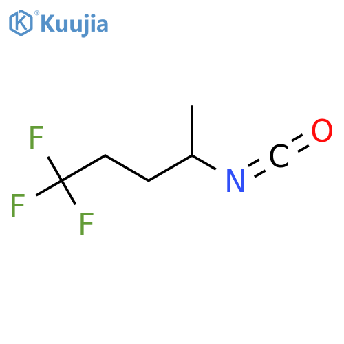 1,1,1-Trifluoro-4-isocyanatopentane structure