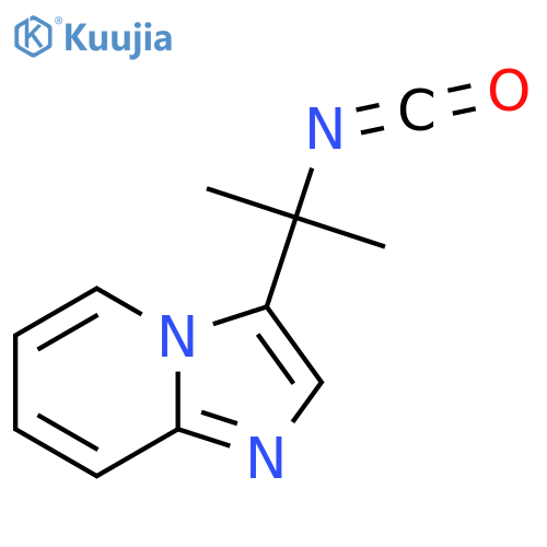 3-(2-isocyanatopropan-2-yl)imidazo1,2-apyridine structure