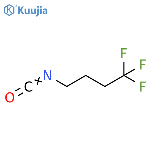Butane, 1,1,1-trifluoro-4-isocyanato- structure