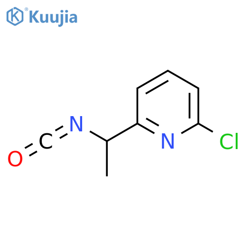 2-chloro-6-(1-isocyanatoethyl)pyridine structure