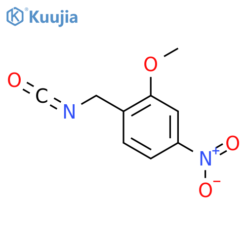 1-(isocyanatomethyl)-2-methoxy-4-nitrobenzene structure